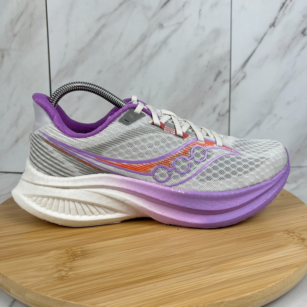 Saucony Endorphin Speed 5 Womens Size 9.5 White Crocus Running Shoe S11007-340